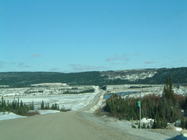 There's nothing like the view of a long, lonely stretch of the Labrador Highway to give you a feel for the distances that exist within our province.